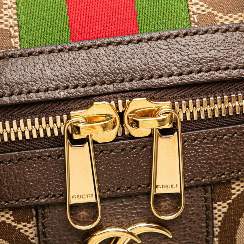 Pre Loved gucci Ophidia Duffle Bag Women brown | brown Luggage - Picture 4 of 8